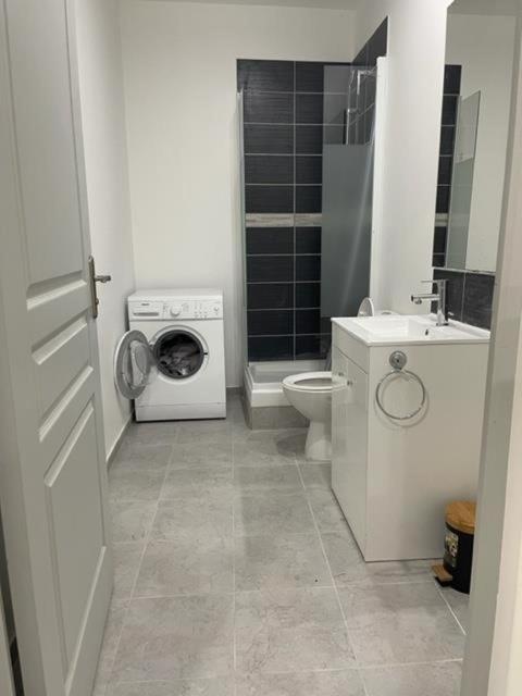 Rdc - Appartement F3 Villiers Le Bel 95 Proche De Paris Roissy Esterno foto